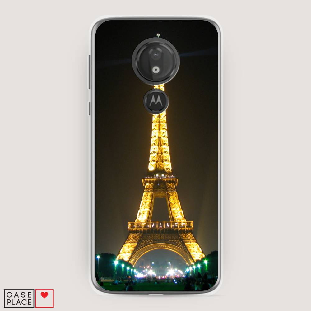 

Чехол на Motorola Moto G7 Power "Париж 2", Желтый;серый, 241350-2