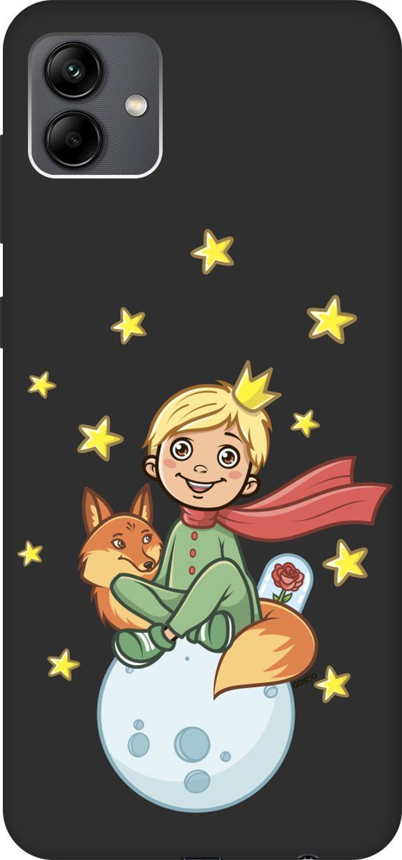 

Чехол на Samsung Galaxy A04 с 3D принтом "Little Prince" черный, Черный;бежевый, 158432