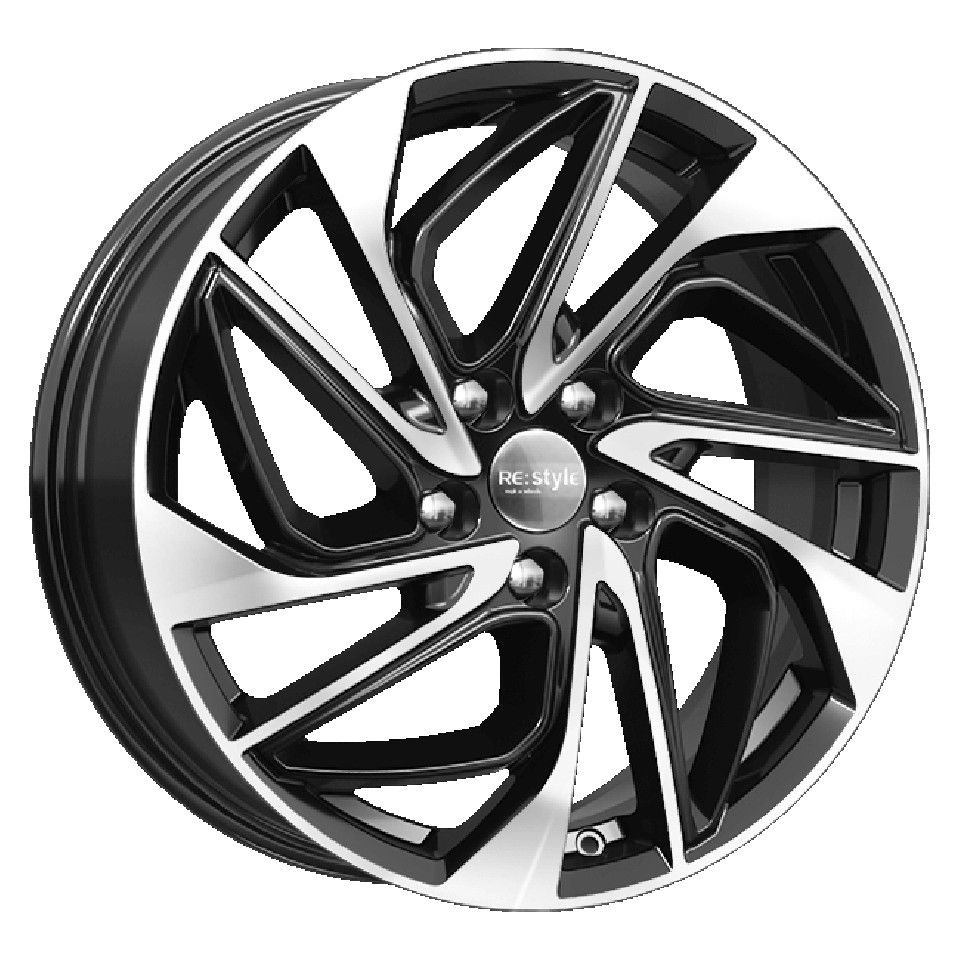 фото Диск k&k volkswagen tiguan (ксr883) 7,0/r18 5*112 et43 d57,1 алмаз черный sk 75077sk