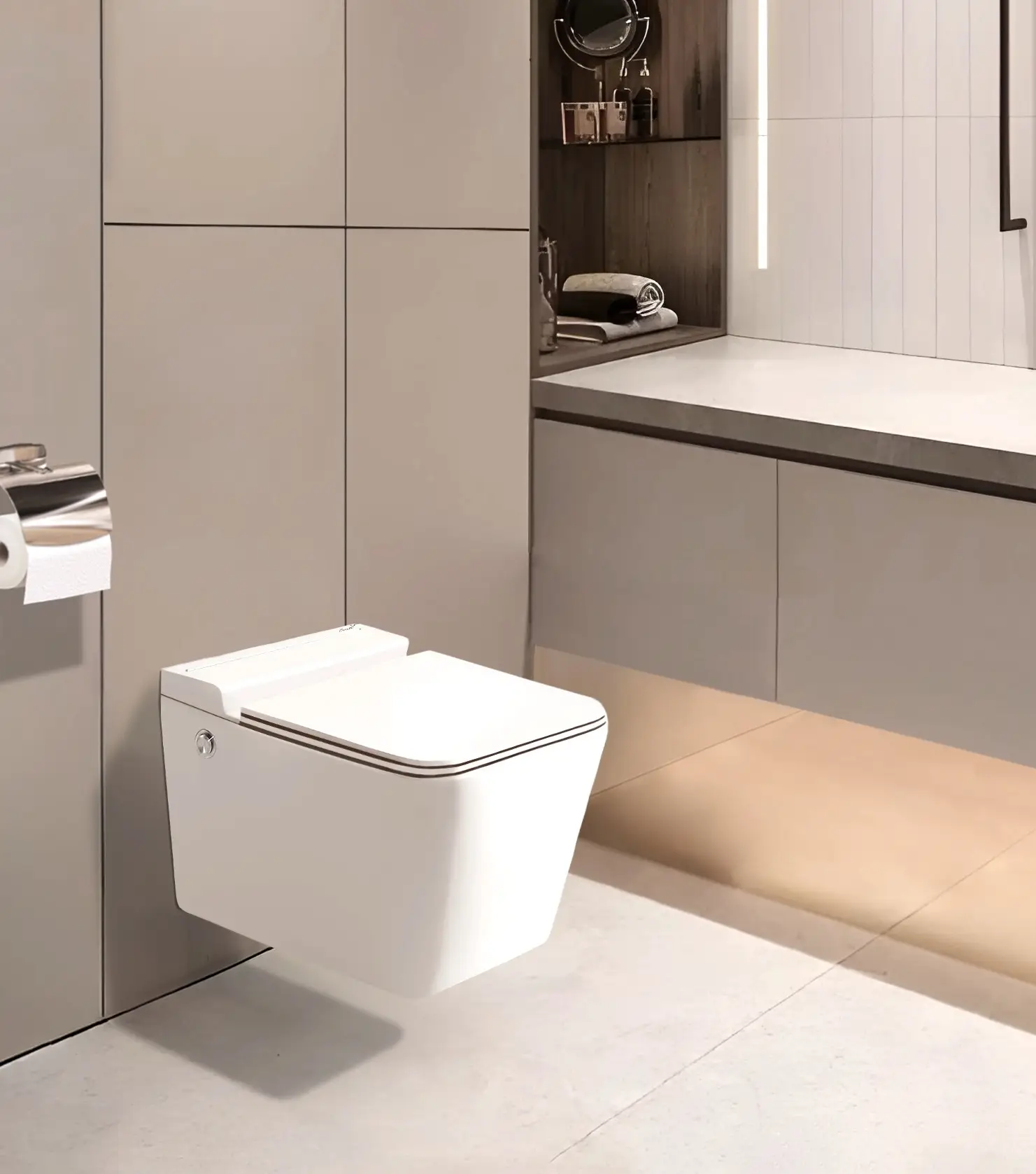 

Подвесной унитаз Ceruttispa MAIELLA Aria Pulse CT10191 безободковый импульсный смыв, Белый, MAIELLA Aria Pulse