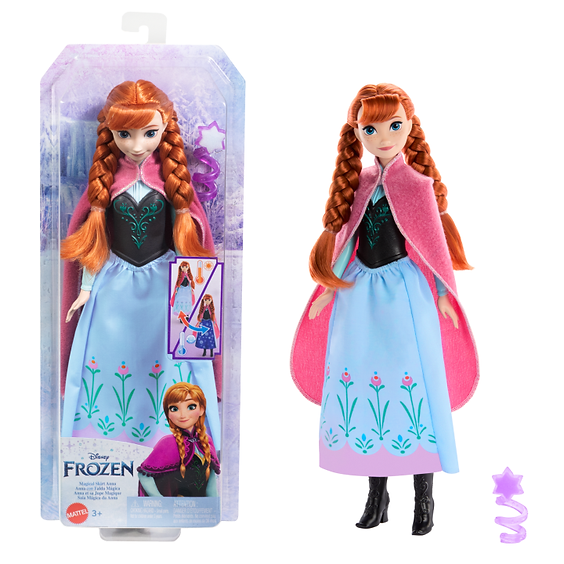 

Кукла Disney Princess Disney Frozen Magical Skirt Anna Doll HTG24, Frozen