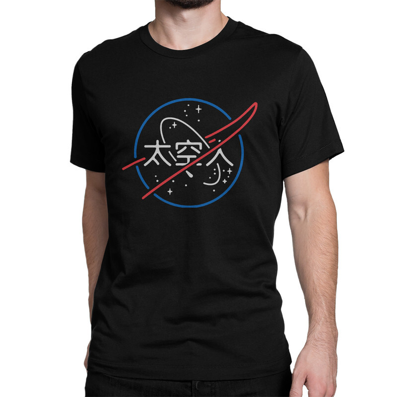 фото Футболка мужская dream shirts логотип наса - nasa 987362222 черная xl