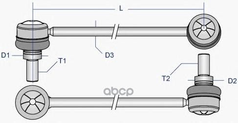 

Тяга Пер.Стабил.Vw Sharan Moog арт. VO-LS-0318