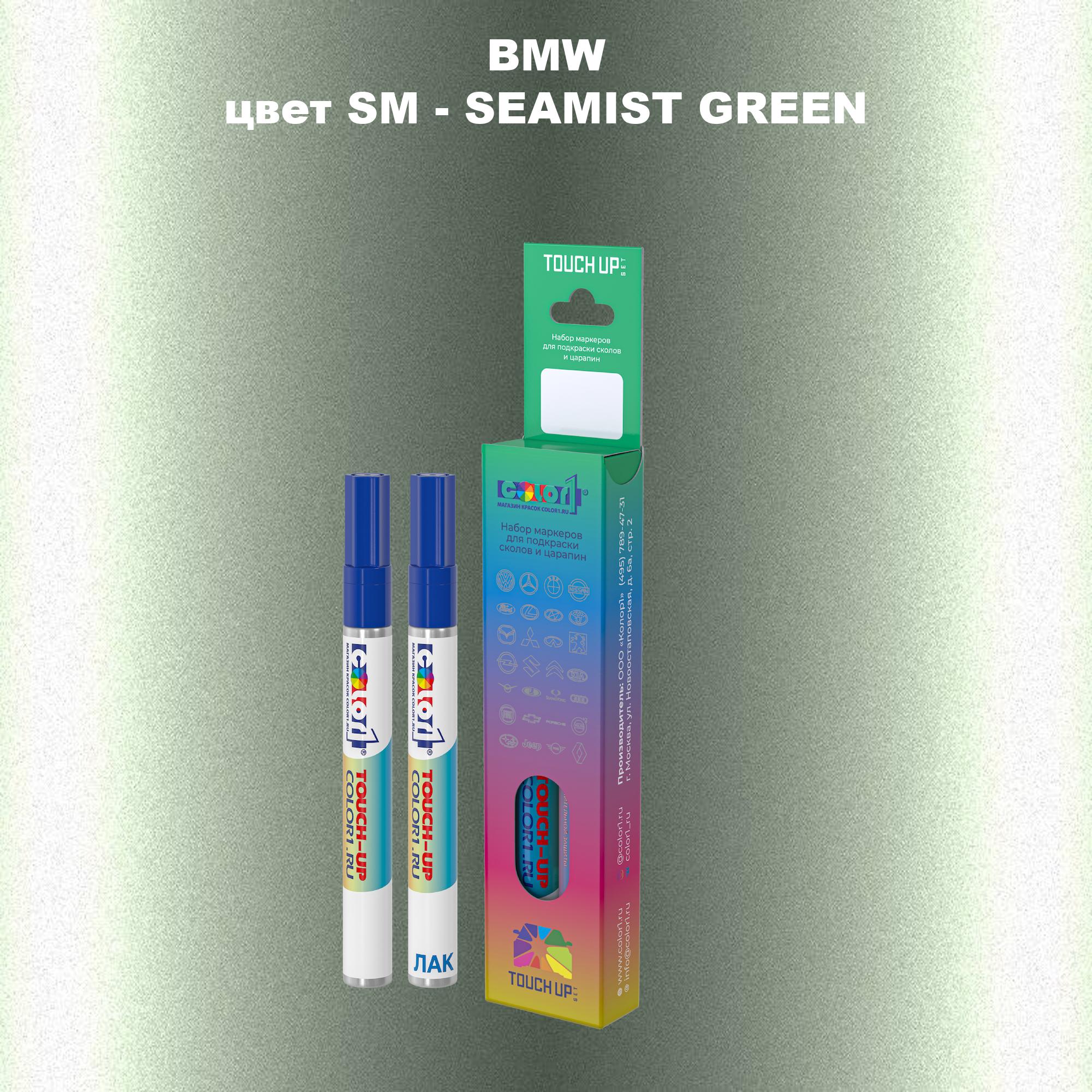 

Маркер с краской COLOR1 для BMW, цвет SM - SEAMIST GREEN, Зеленый