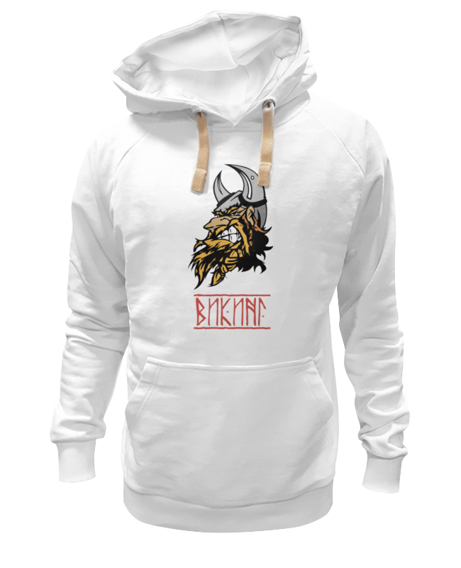 

Худи унисекс Printio Суровая викинг белое 2XL, Белый, Суровый викинг