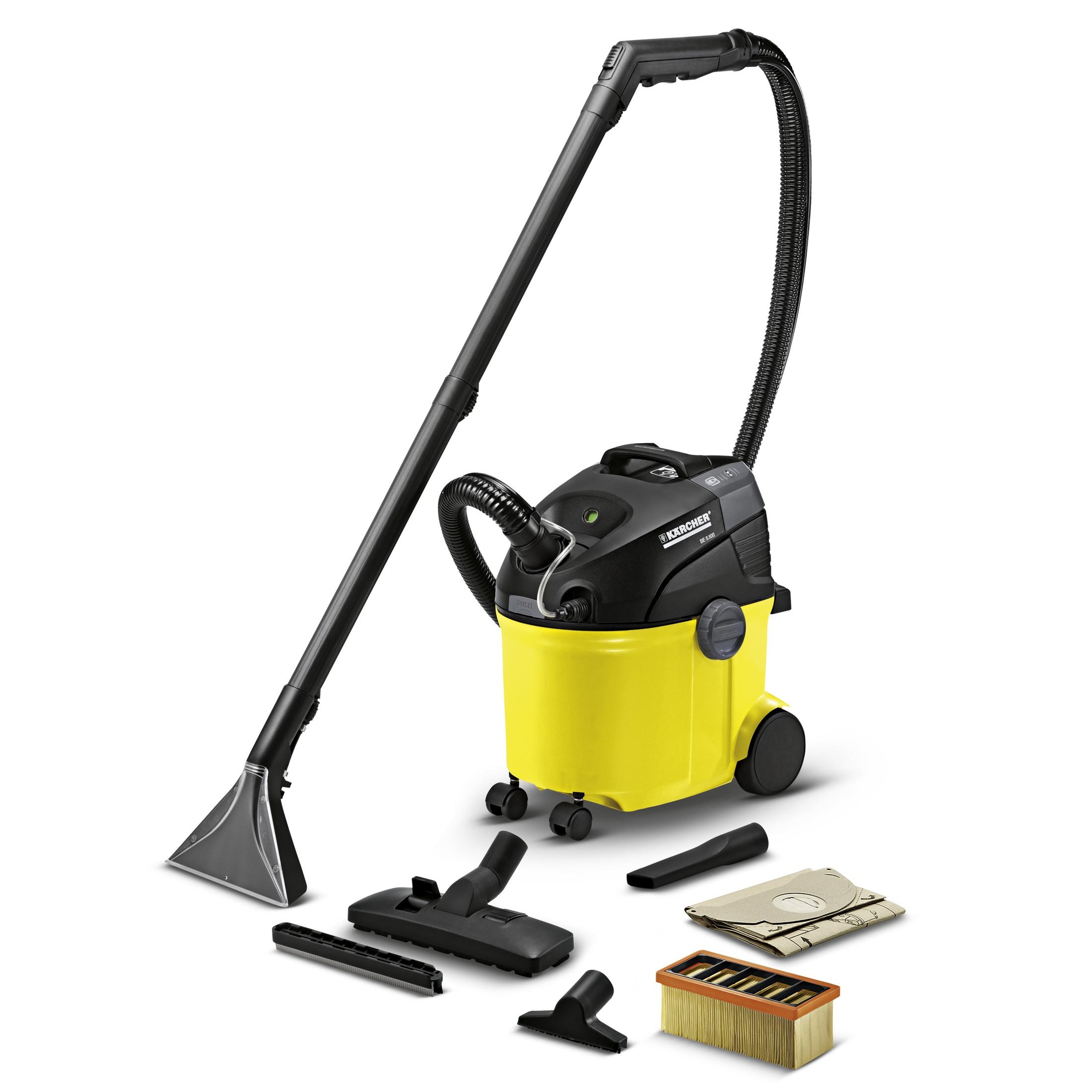 

Пылесос Karcher SE 5.100 (1.081-200.0) желтый, черный, SE 5.100 (1.081-200.0)