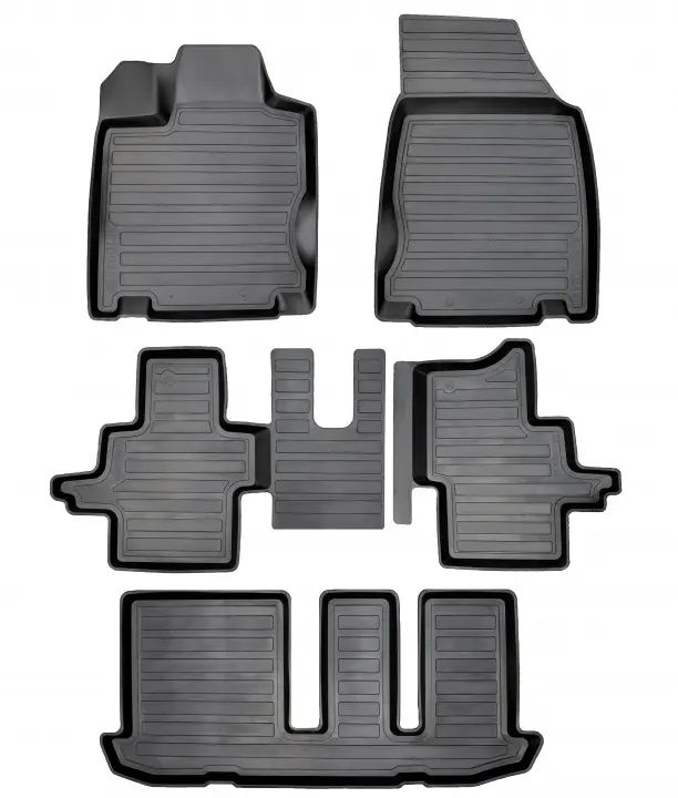 

Коврики в салон автомобиля ADR Борт (резиновые) Nissan Pathfinder (2015-) (три ряда), Борт