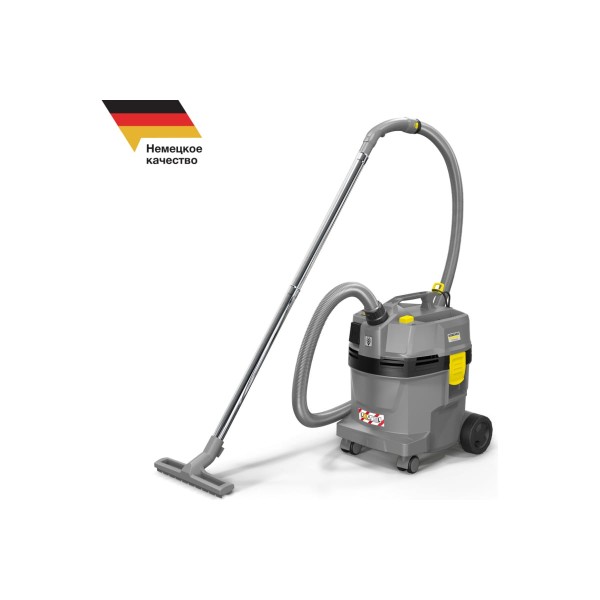 Пылесос Karcher NT 22/1 AP TE L, 255 Вт, для влажной и сухой уборки, серый переключаемая насадка для влажной и сухой уборки karcher