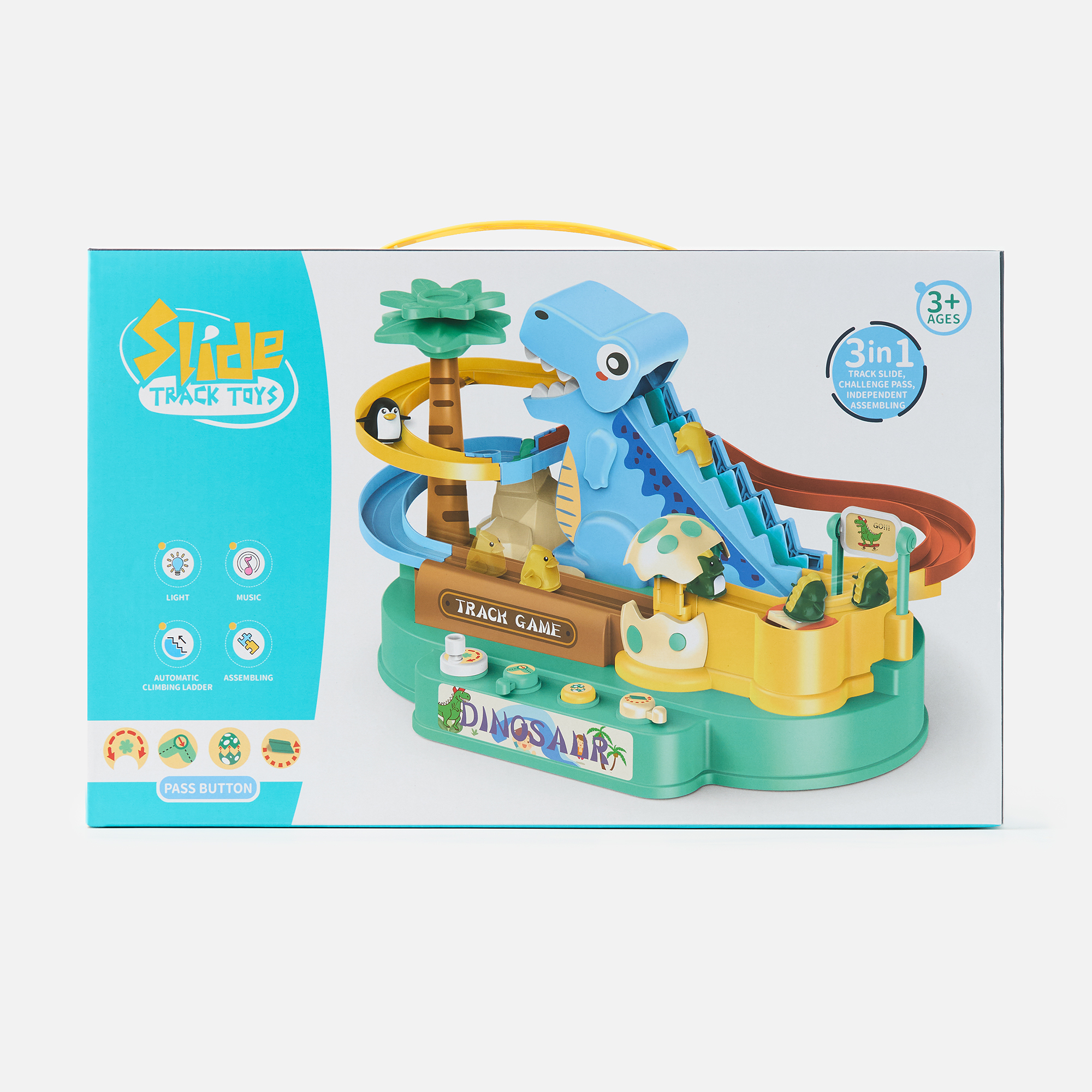 Развивающая игрушка для малышей Shantou Горка с уточками, музыкальная