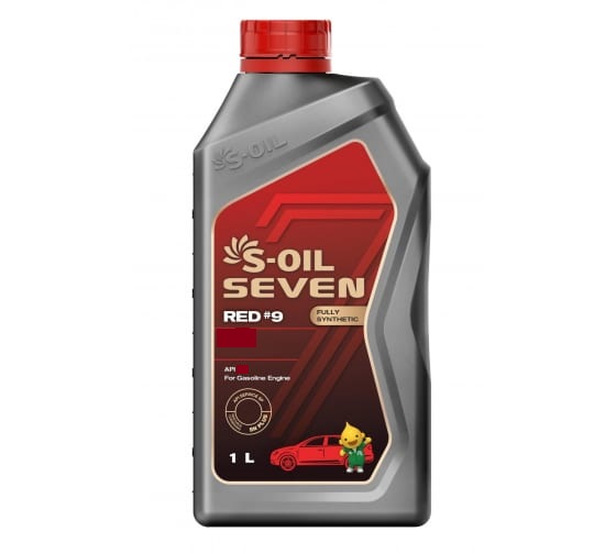 Моторное масло S-OIL 7 RED 9 SN 10W40 1л 650₽