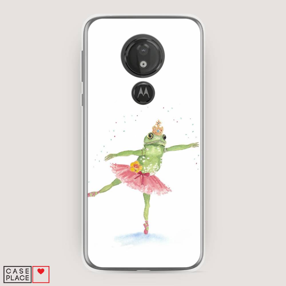 

Чехол на Motorola Moto G7 Power "Лягушка-балерина", Зеленый, 241350-4