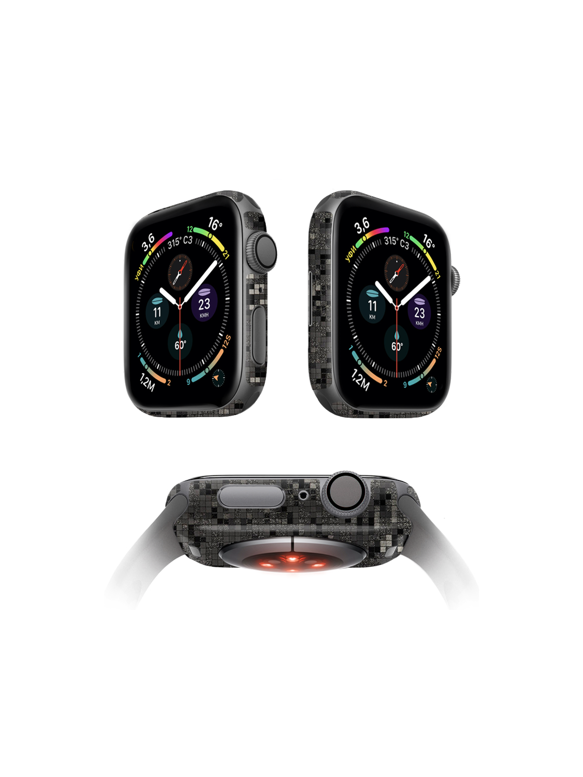 

Защитная пленка MOCOLL для Apple Watch серия 7 45mm (2шт) Тень Тетрис