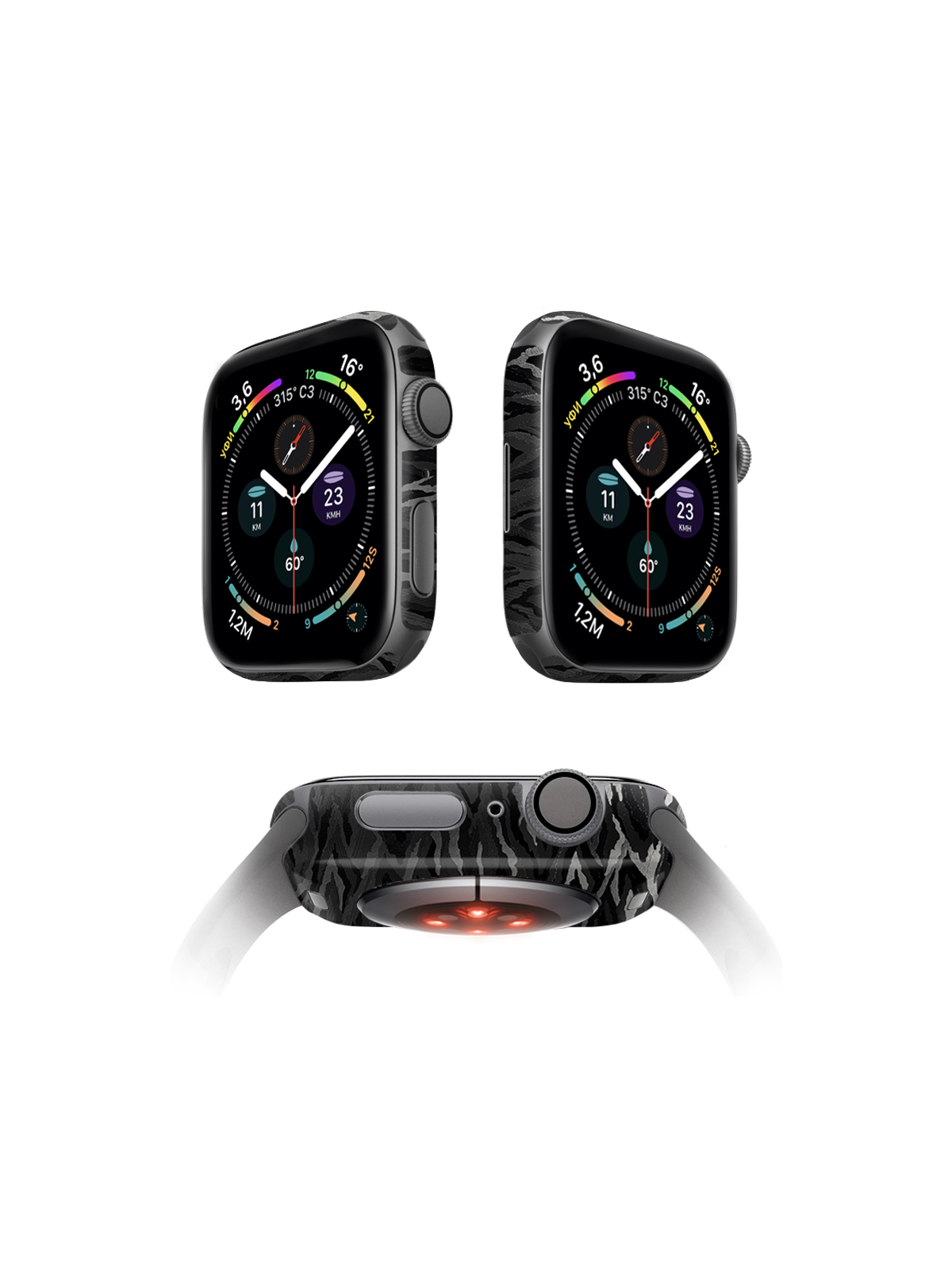 

Защитная пленка MOCOLL для Apple Watch серия 7 45mm (2шт) Тень Полоски