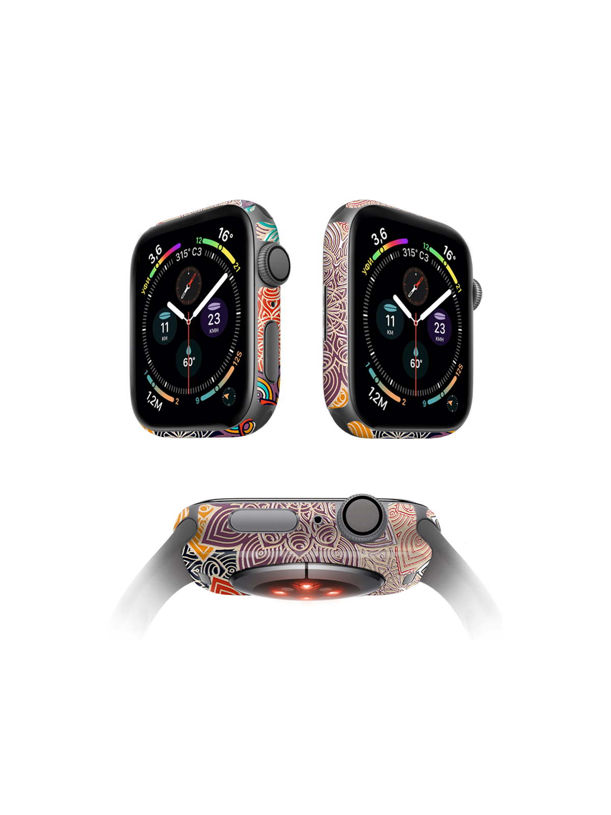 

Защитная пленка MOCOLL для Apple Watch серия 7 45mm (2шт) Богемный узор Мандала