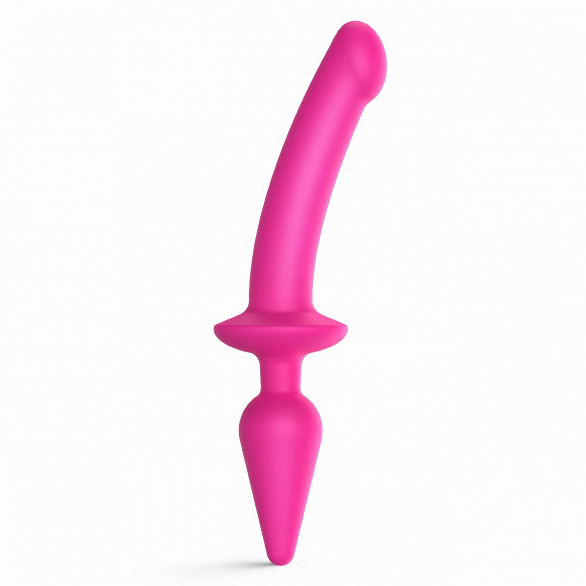 Фаллоимитатор Strap-On-Me Dildo Plug-In Switch двусторонний розовый, S