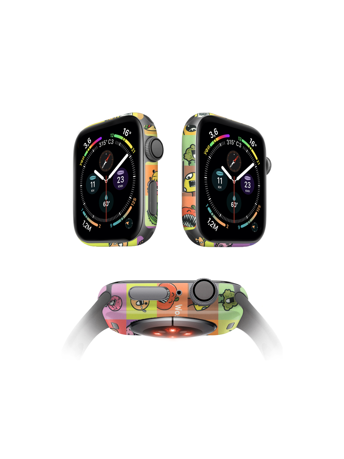 

Защитная пленка MOCOLL для Apple Watch серия 7 41mm (2шт) Рисунок Овощи