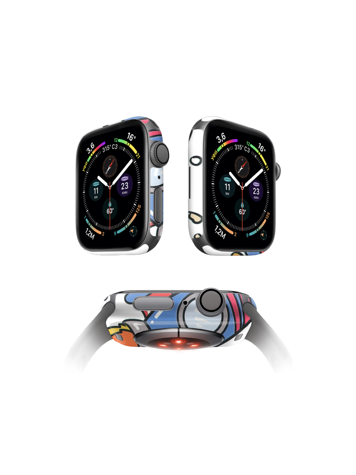 

Защитная пленка MOCOLL для Apple Watch серия 7 41mm (2шт) Рисунок Ракета