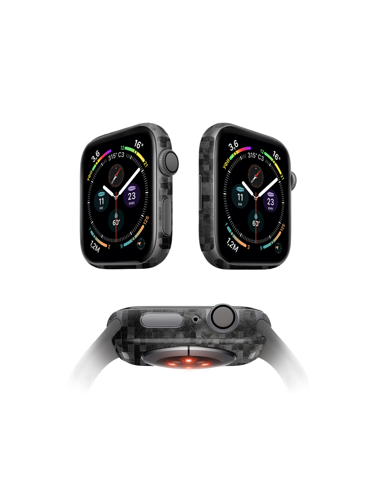 

Защитная пленка MOCOLL для Apple Watch серия 7 41mm (2шт) Тень Графит