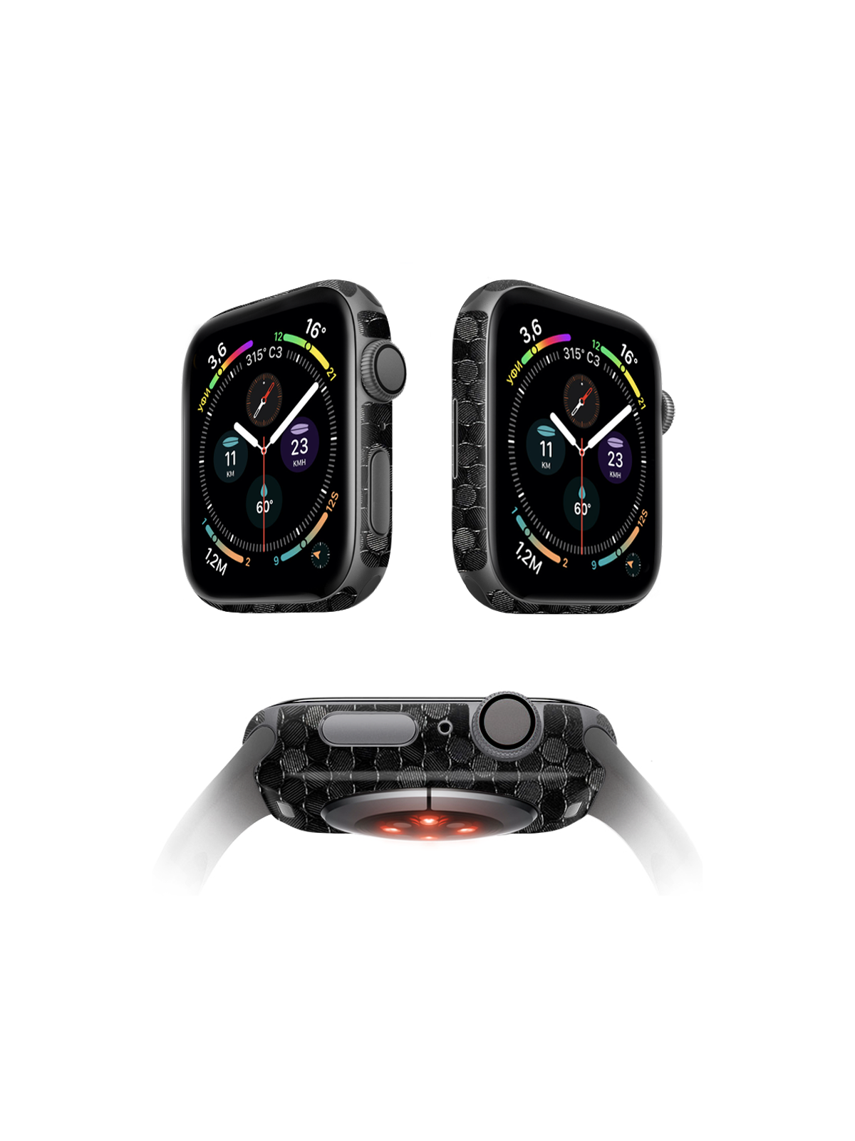 

Защитная пленка MOCOLL для Apple Watch серия 7 41mm (2шт) Тень Соты