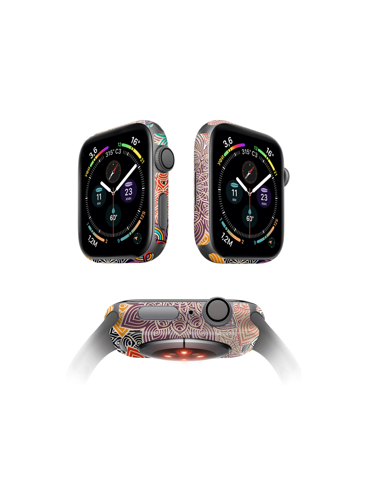 

Защитная пленка MOCOLL для Apple Watch серия 7 41mm (2шт) Богемный узор Мандала