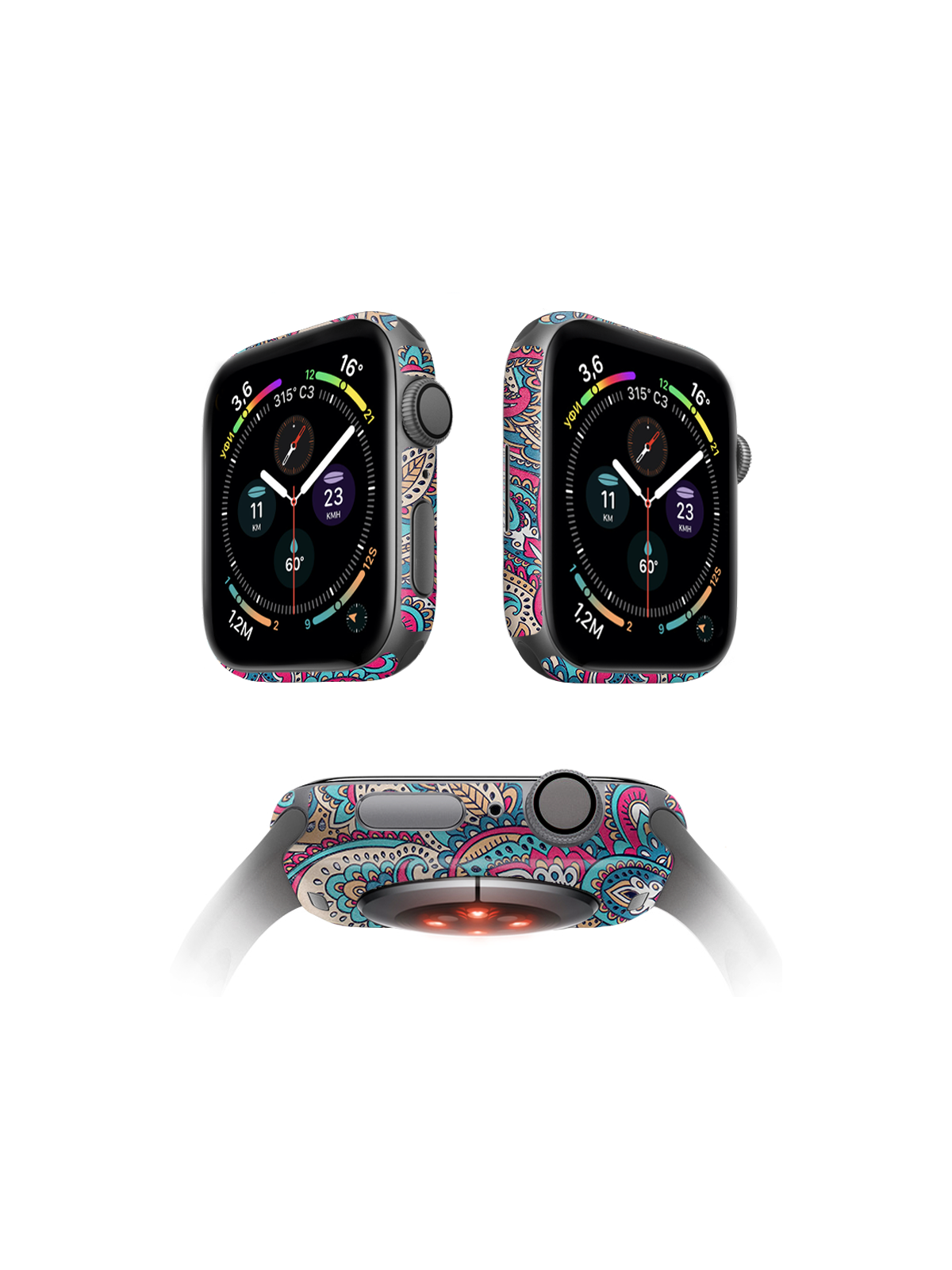 

Защитная пленка MOCOLL для Apple Watch серия 7 41mm (2шт) Богемный узор Пейсли