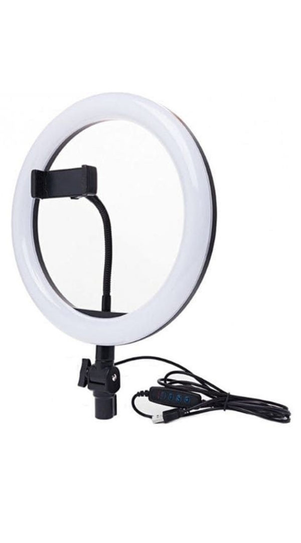 Кольцевая лампа DaPrivet M26 26 см белая 54900₽