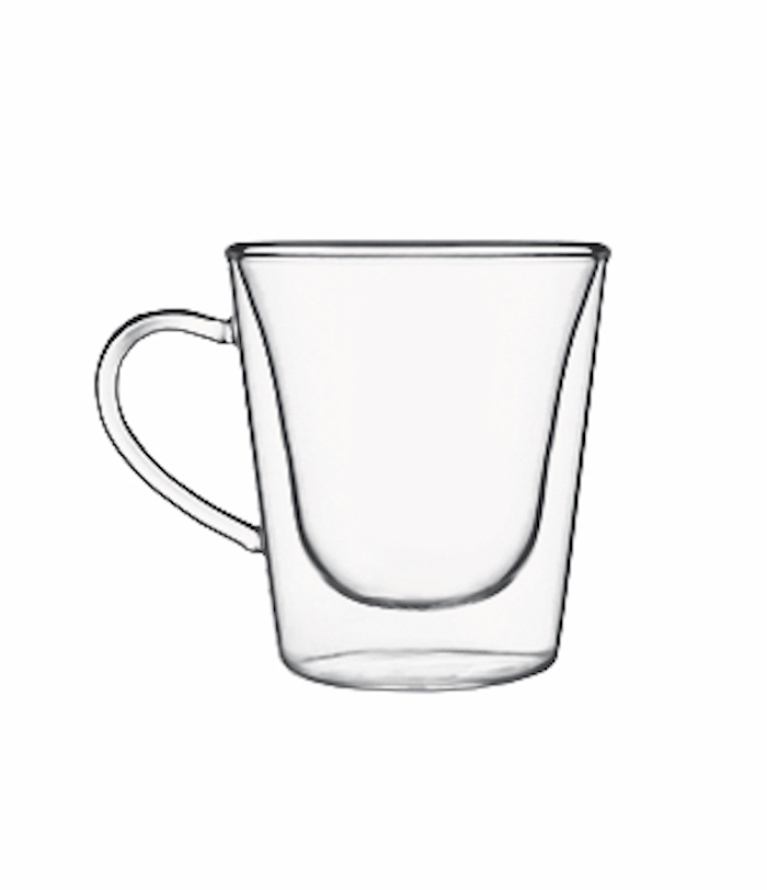 фото Чашка для эспрессо 120 мл duos thermic glass rm221 набор 2 шт luigi bormioli