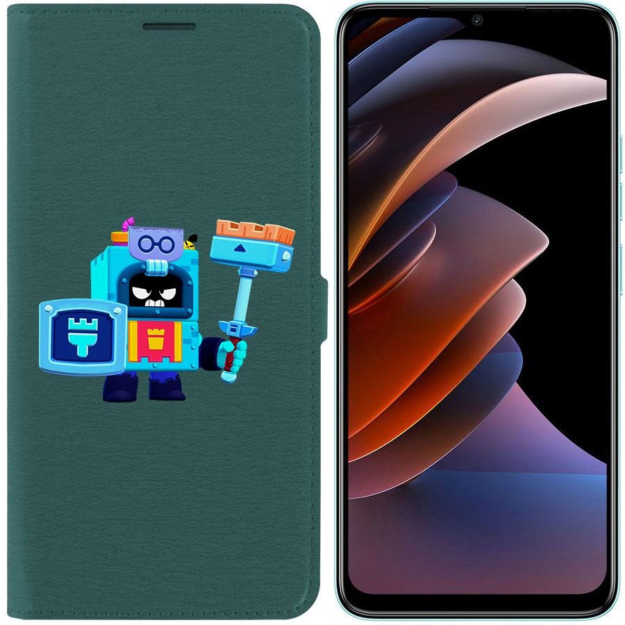 

Чехол-книжка Eco Book для Tecno Spark Go 2023 Brawl Stars-Эш