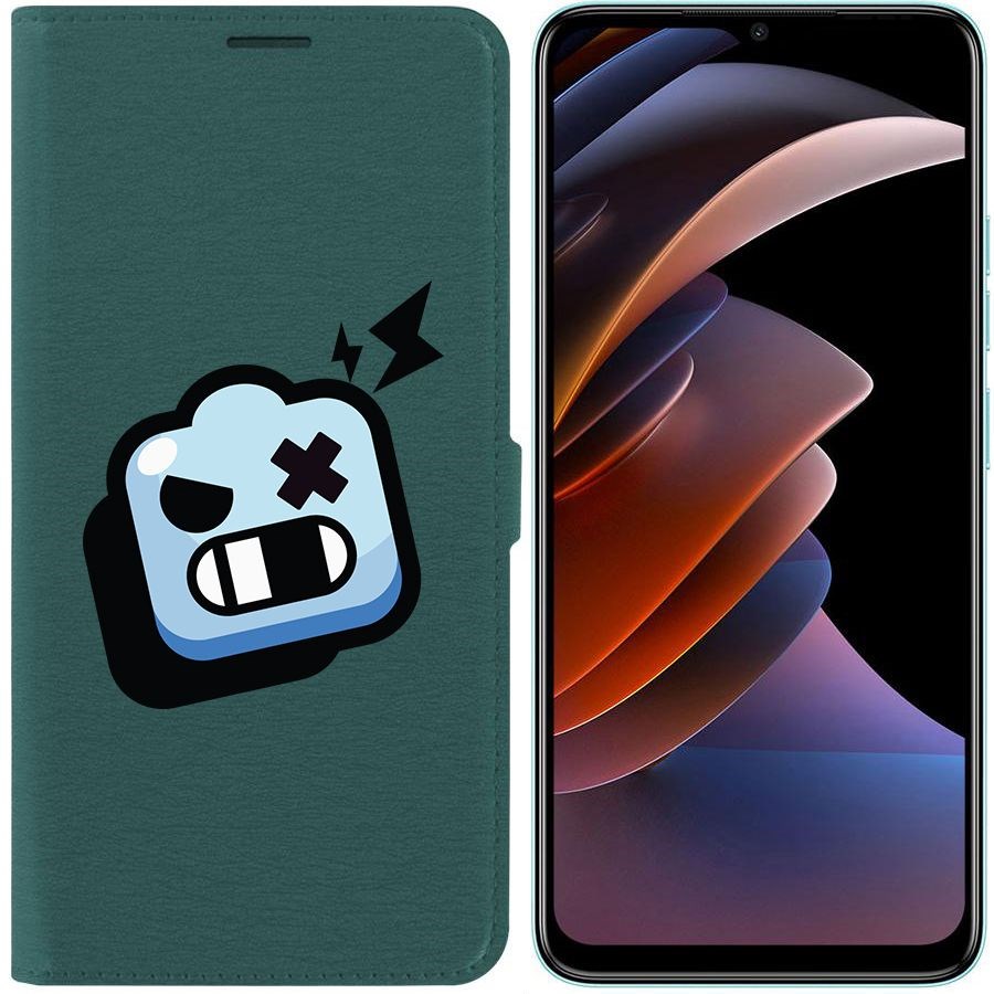 

Чехол-книжка Eco Book для Tecno Spark Go 2023 Brawl Stars-Роборубка