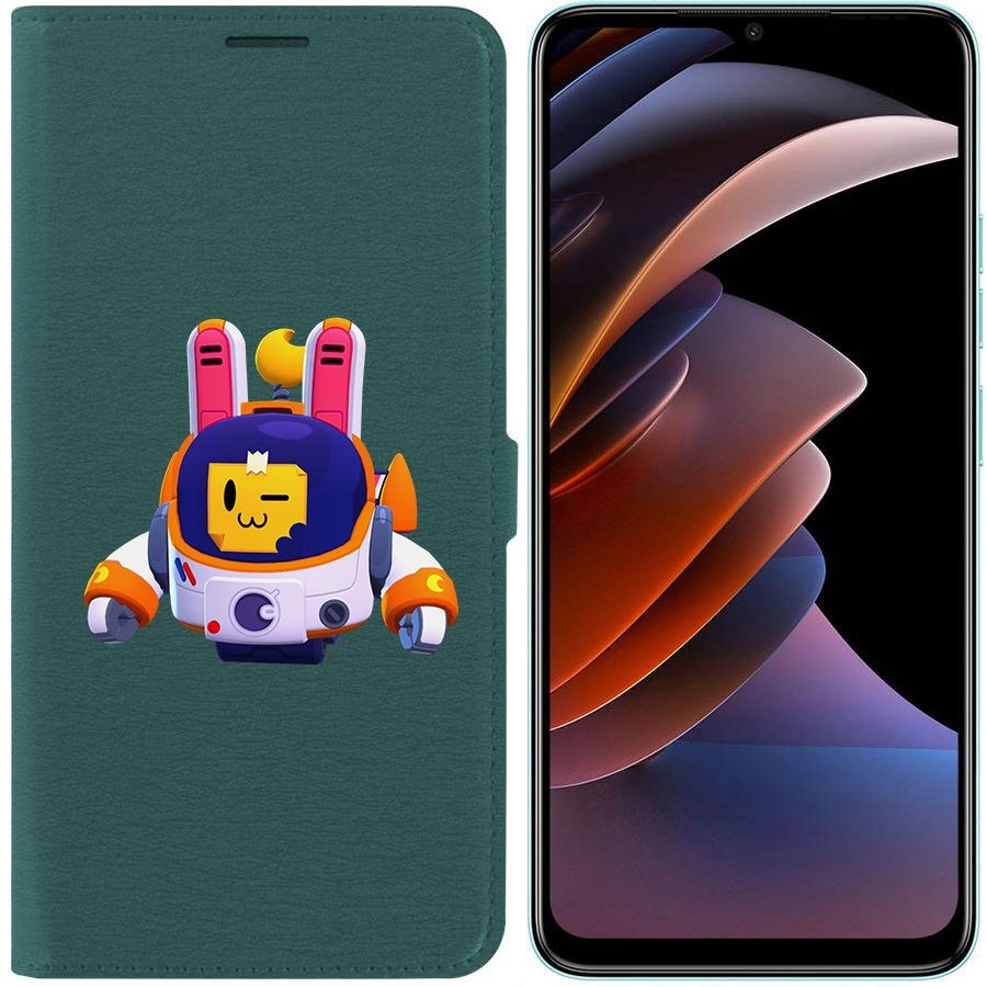 

Чехол-книжка Eco Book для Tecno Spark Go 2023 Brawl Stars-Лунный Спраут