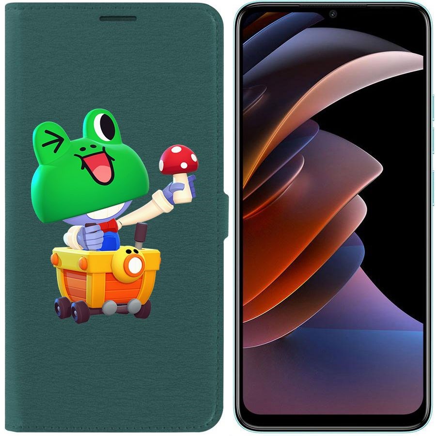 

Чехол-книжка Eco Book для Tecno Spark Go 2023 Brawl Stars-Леонард Карл