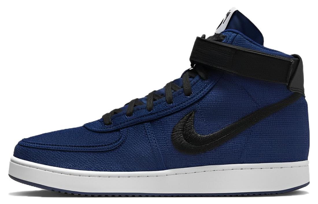 

Кеды унисекс Nike Stussy x Nike Vandal High Deep Royal Blue синие 44.5 EU, Синий, Stussy x Nike Vandal High Deep Royal Blue