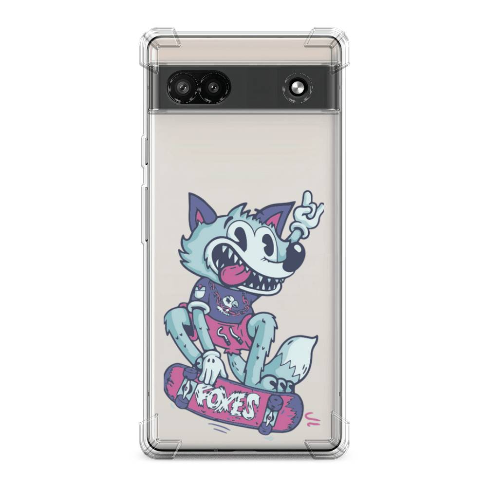 

Чехол Awog на Google Pixel 6A "Foxes", Голубой;фиолетовый, 271151-1