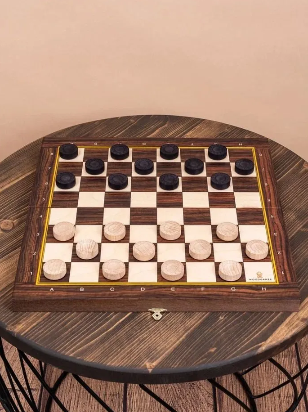Шашки Lavochkashop деревянные турнирные шашки деревянные