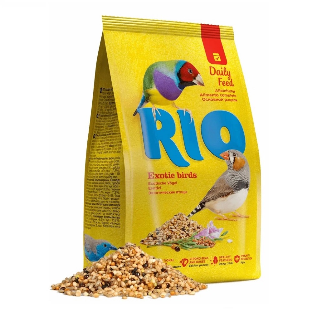 Сухой корм для экзотических птиц RIO, 10шт по 500г 100044620572