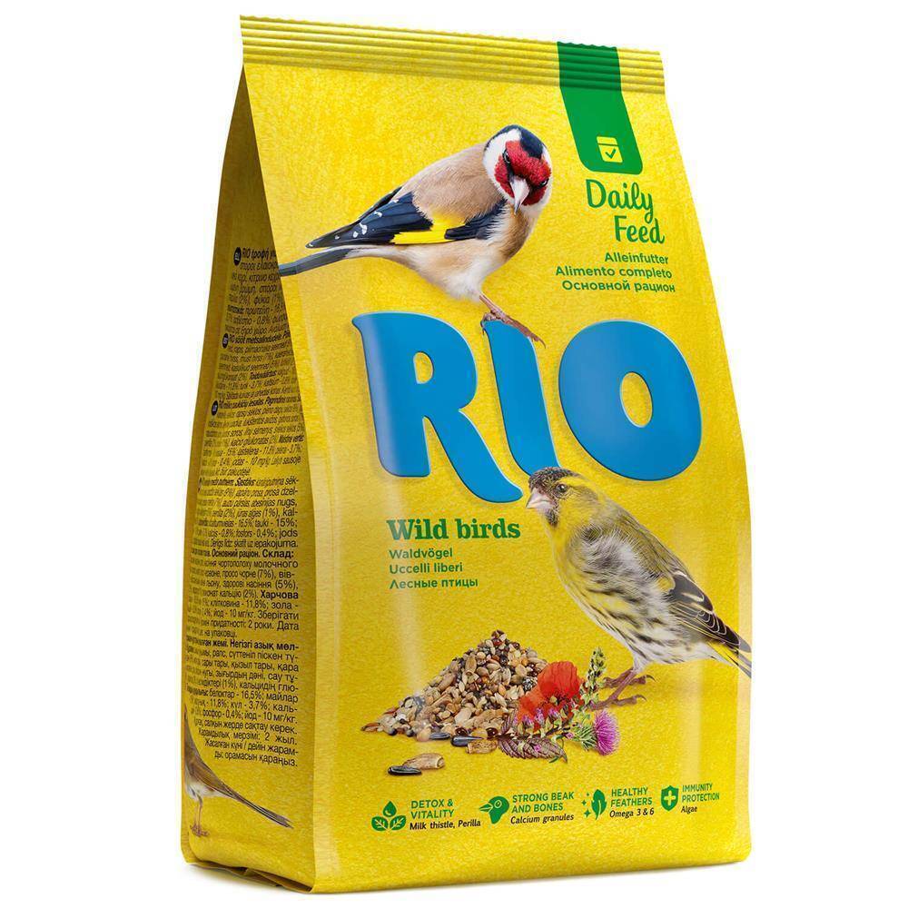 Сухой корм для лесных птиц RIO, 10шт по 500г