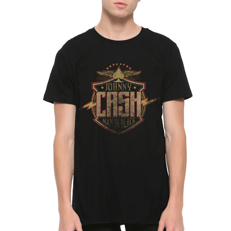 

Футболка мужская Dream Shirts Джонни Кэш 976366222 черная S, Джонни Кэш 976366222