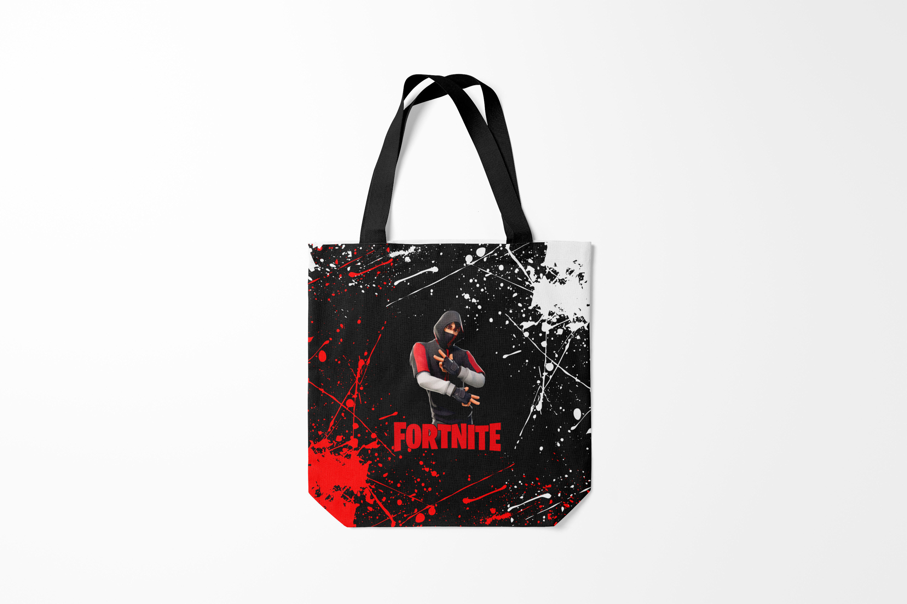 

Сумка шoппер унисекс Burnettie Fortnite x IKONIK, черный, Fortnite x IKONIK