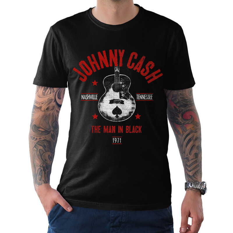 фото Футболка мужская dream shirts джонни кэш - johnny cash 976365222 черная xs