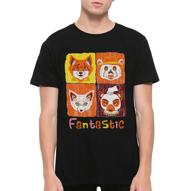 

Футболка мужская Dream Shirts Бесподобный мистер Фокс 976364222 черная M, Бесподобный мистер Фокс 976364222