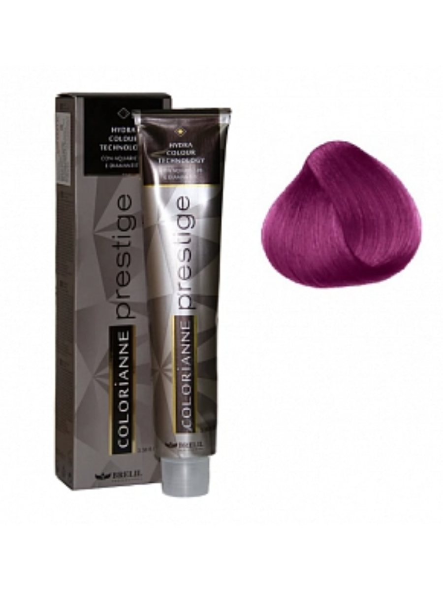 Краситель для волос Brelil 77 фиолетовый корректор 100мл kaaral перманентный краситель для волос с гидролизатами шелка permanent haicolor v1 фиолетовый корректор 100 мл