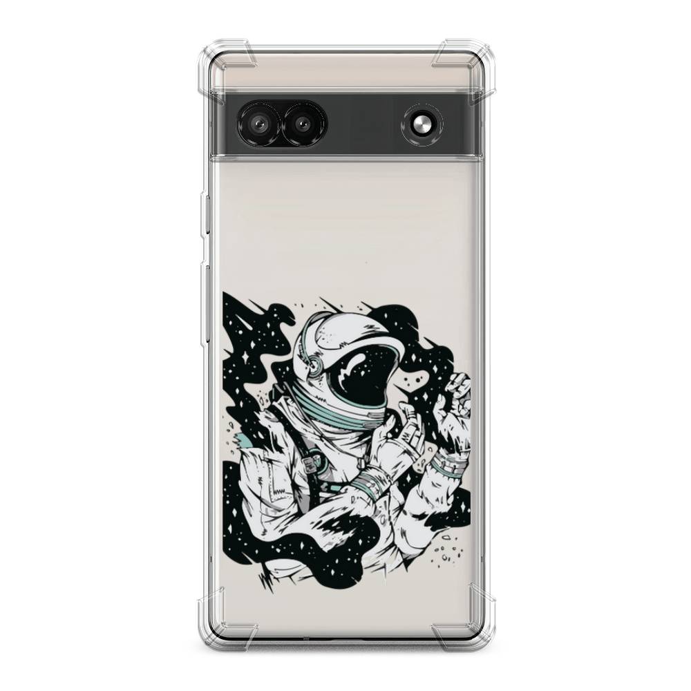 

Чехол Awog на Google Pixel 6A "Космонавт арт", Черный;белый;прозрачный, 271151-1