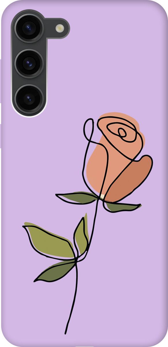 

Чехол на Samsung Galaxy S23+ с принтом "Rose" сиреневый, Фиолетовый;зеленый, 158411