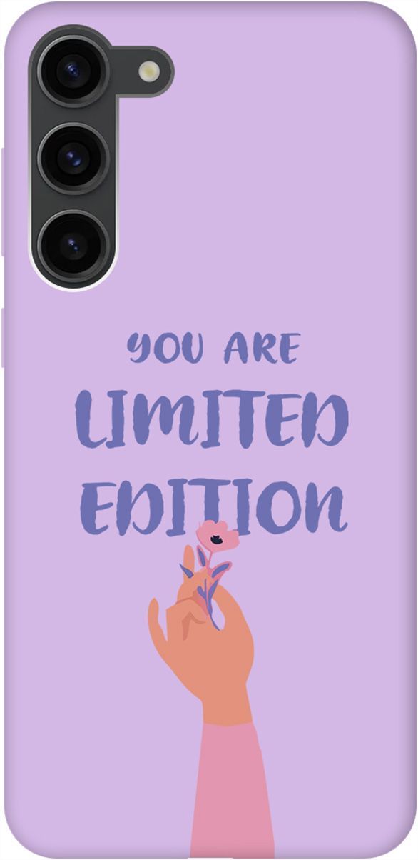 

Чехол на Samsung Galaxy S23+ с принтом "Limited Edition" сиреневый, Фиолетовый, 158409