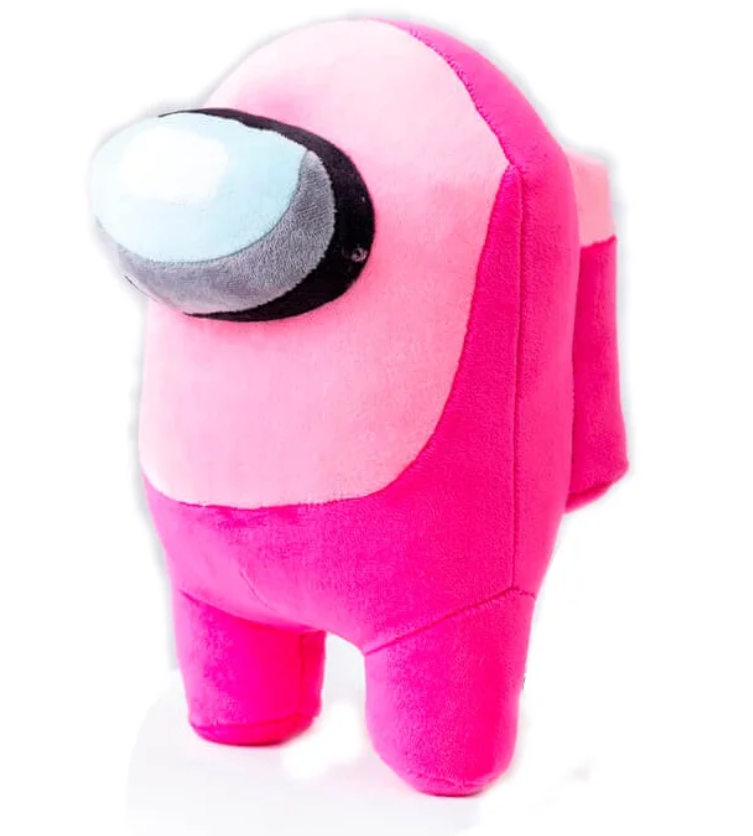 фото Мягкая игрушка iqchina амонг ас 30 см розовый