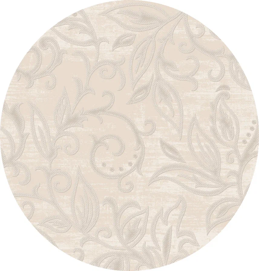 фото Ковер milana 0a096a beige-beige круг ozkaplan