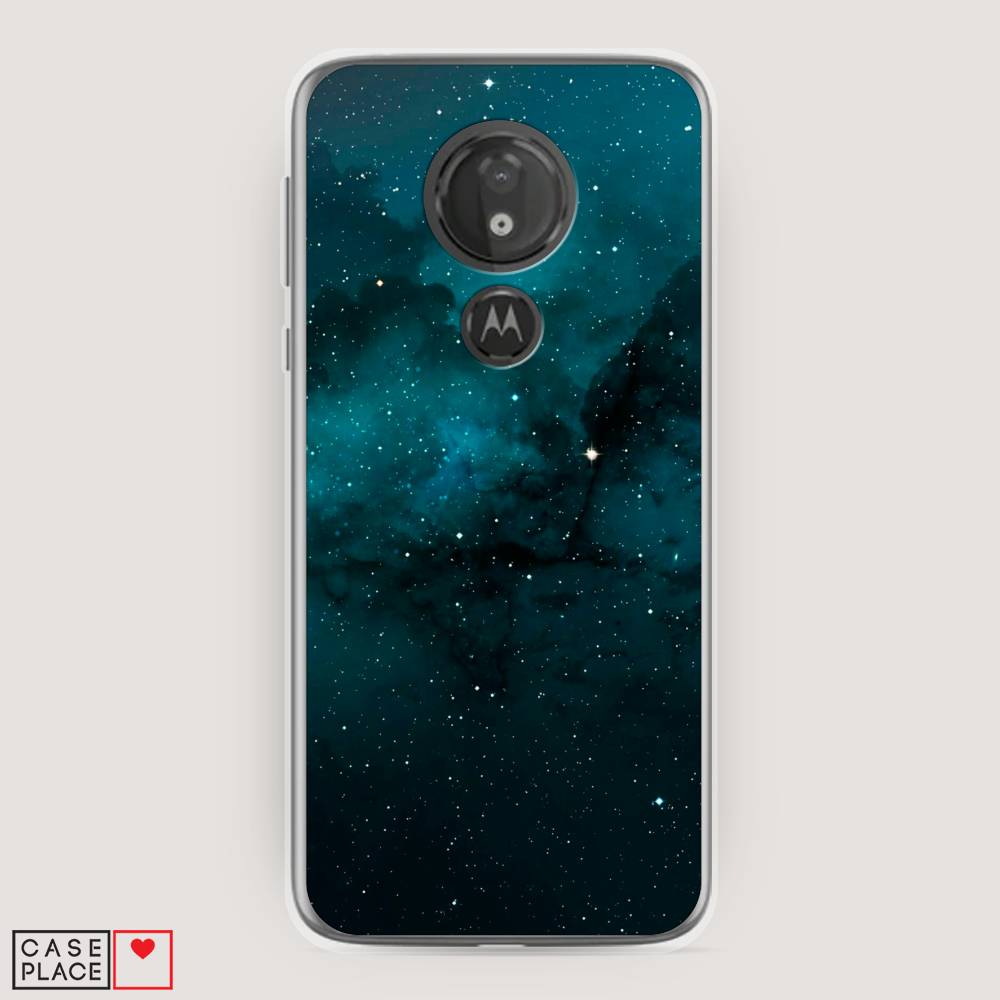 

Чехол на Motorola Moto G7 Power "Синий космос", 241350-2