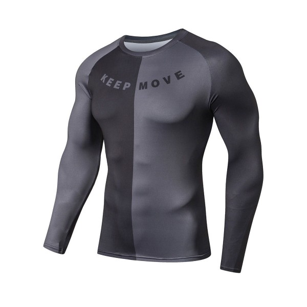 

Рашгард Athletic pro. JCZ09 L/S black/grey, L INT, JCZ09 L/S