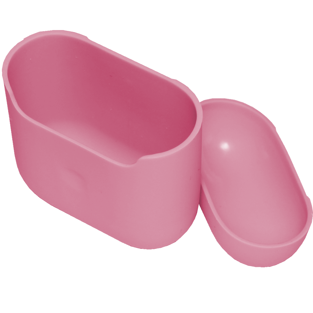 фото Чехол силиконовый brosco для apple airpods 2 розовый