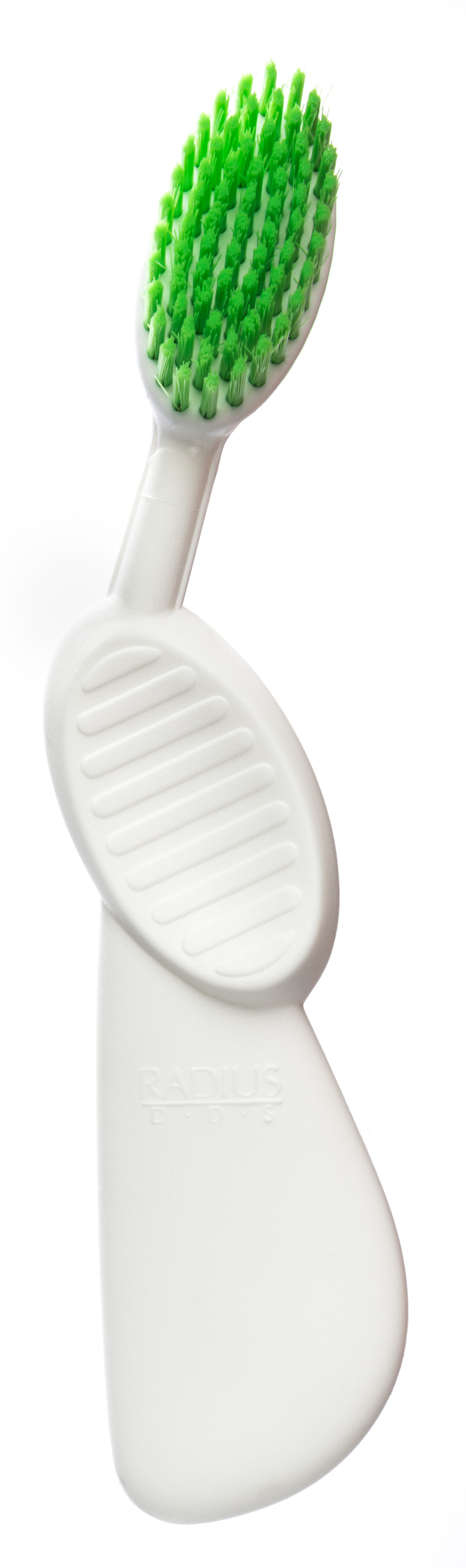 фото Зубная щетка radius для правшей «flex brush» (белый/зеленый)